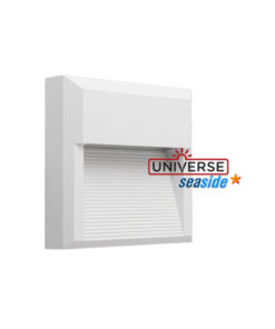 ΦΩΤΙΣΤΙΚΟ ΑΠΛΙΚΑ LED SLIM 200X200X35mm 8W 3000K 350ml IP65 ΠΛΑΣΤΙΚΟ ΛΕΥΚΟ SEASIDE UNIVERSE – 1-U005791