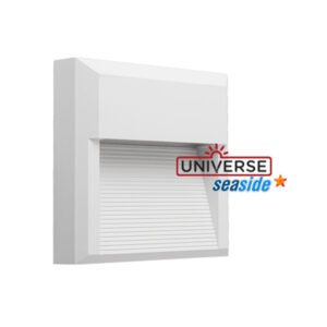 ΦΩΤΙΣΤΙΚΟ ΑΠΛΙΚΑ LED SLIM 200X200X35mm 8W 3000K 350ml IP65 ΠΛΑΣΤΙΚΟ ΛΕΥΚΟ SEASIDE UNIVERSE – 1-U005791