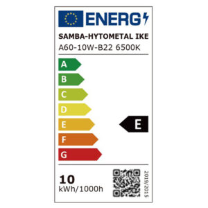 ΛΑΜΠΑ LED SMD Α60 10W Β22 6500K 220-240V 950lm UNIVERSE – 1-U006583