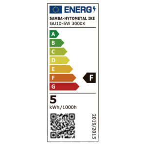 ΛΑΜΠΑ LED SMD MR16 GU10 5W 3000K 220-240V 100° 450lm UNIVERSE – 1-U006620