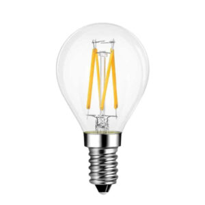 ΛΑΜΠΑ LED CROSS FILAMENT ΔΙΑΦΑΝΗ G45 4W E14 2700K 220-240V 470lm 360° UNIVERSE – 1-U007115