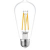 ΛΑΜΠΑ LED CROSS FILAMENT ΔΙΑΦΑΝΗ ST64 7W E27 2700K 220-240V 806lm 360° DIMMABLE UNIVERSE – 1-U007184