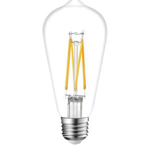 ΛΑΜΠΑ LED CROSS FILAMENT ΔΙΑΦΑΝΗ ST64 7W E27 2700K 220-240V 806lm 360° DIMMABLE UNIVERSE – 1-U007184