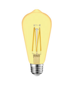 ΛΑΜΠΑ LED CROSS FILAMENT ΜΕΛΙ ST64 7W E27 2200K 220-240V 806lm 360° DIMMABLE UNIVRSE – 1-U007207