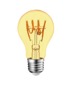 ΛΑΜΠΑ LED QUAD FILAMENT ΜΕΛΙ Α60 4W E27 2200K 220-240V 300lm 360° DIMMABLE UNIVRSE – 1-U007276