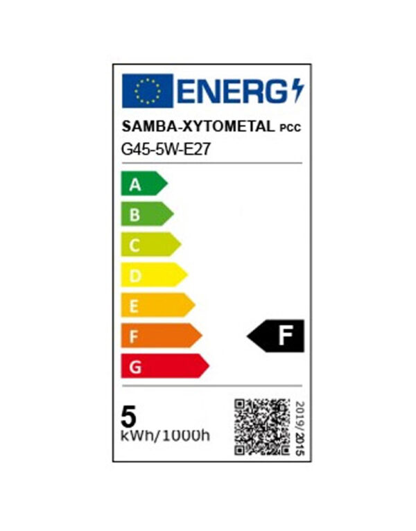 ΛΑΜΠΑ LED SMD ΣΦΑΙΡΑΚΙ G45 5W E27 4000K 220-240V 460lm UNIVERSE – 1-U007573