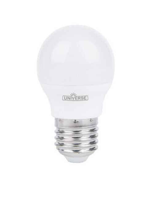 ΛΑΜΠΑ LED SMD ΣΦΑΙΡΑΚΙ G45 5W E27 4000K 220-240V 460lm UNIVERSE – 1-U007573