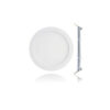 ΦΩΤΙΣΤΙΚΟ LED SLIM ΧΩΝΕΥΤΟ Φ225 18W 3000K 1620lm 120° AC85-265V ΑΛΟΥΜΙΝΙΟΥ ΛΕΥΚΟ UNIVERSE – 1-U007610