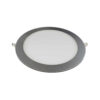 ΦΩΤΙΣΤΙΚΟ LED SLIM ΧΩΝΕΥΤΟ Φ225 18W 6000K 1620lm 120° AC85-265V ΑΛΟΥΜΙΝΙΟΥ ΑΣΗΜΙ UNIVERSE – 1-U007641
