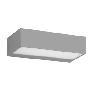 ΦΩΤΙΣΤΙΚΟ ΑΠΛΙΚΑ UP/DOWN LED 170X80X46mm 8W 3000K 500lm IP65 ΠΛΑΣΤΙΚΟ ΓΚΡΙ SEASIDE UNIVERSE – 1-U007764