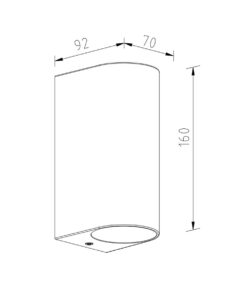 ΦΩΤΙΣΤΙΚΟ ΑΠΛΙΚΑ UP/DOWN 90X70X150mm 2XMR16/GU10 MAX5W IP44 ΠΛΑΣΤΙΚΟ ΛΕΥΚΟ SEASIDE UNIVERSE – 1-U007818