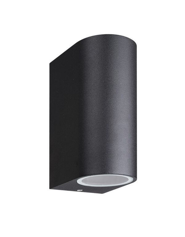 ΦΩΤΙΣΤΙΚΟ ΑΠΛΙΚΑ UP/DOWN 90X70X150mm 2XMR16/GU10 MAX5W IP44 ΠΛΑΣΤΙΚΟ ΜΑΥΡΟ SEASIDE UNIVERSE – 1-U007825