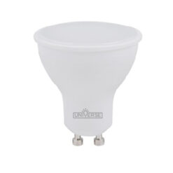 ΛΑΜΠΑ LED SMD MR16 GU10 7W 6500K 220-240V 100° 500lm UNIVERSE – 1-U008181