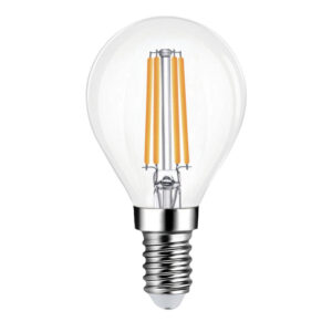ΛΑΜΠΑ LED CROSS FILAMENT ΔΙΑΦΑΝΗ G45 6W Ε14 2700K 220-240V 660lm/Ε  360° DIMMABLE UNIVERSE – 1-U008396