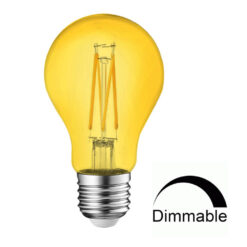 ΛΑΜΠΑ LED CROSS FILAMENT ΜΕΛΙ Α60 9W Ε27 2200K 220-240V 1050lm 360° DIMMABLE UNIVERSE – 1-U008433