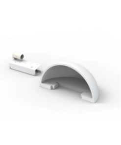 ΑΠΛΙΚΑ ΓΥΨΙΝΗ EΞΩΤΕΡΙΚΗ 280x138x138mm 1XE14 MAX 50W UNIVERSE – 1-U009003