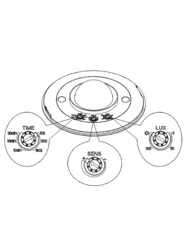 ΑΙΣΘΗΤΗΡΑΣ ΠΑΡΟΥΣΙΑΣ ΙΡ20 Φ120 H51,8 – 1-U009805
