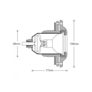 ΦΩΤΙΣΙΚΟ ΣΥΝΤΡΙΒΑΝΙΟΥ ΧΩΝΕΥΤΟ 35W DICROIC – 1-U009867