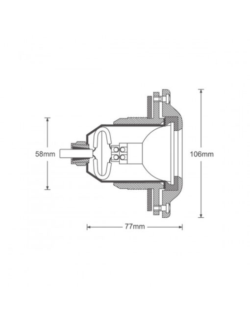 ΦΩΤΙΣΙΚΟ ΣΥΝΤΡΙΒΑΝΙΟΥ ΧΩΝΕΥΤΟ 35W DICROIC – 1-U009867