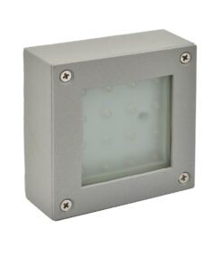 ΑΠΛΙΚΑ ΑΛΟΥΜΙΝΙΟΥ ΜΕ ΠΛΑΙΣΙΟ 105Χ105 16LED 3000K ΓΚΡΙ IP54 – 1-U010573