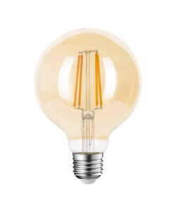 ΛΑΜΠΑ LED CROSS FILAMENT ΜΕΛΙ G95 7W E27 2200K 220-240V 806lm 360° DIMMABLE UNIVRSE – 1-U010894