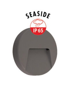 ΦΩΤΙΣΤΙΚΟ ΑΠΛΙΚΑ LED SLIM Φ135Χ32mm 3W 3000K 100lm IP65 ΠΛΑΣΤΙΚΟ ΑΝΘΡΑΚΙ SEASIDE UNIVERSE – 1-U011020