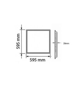 ΦΩΤΙΣΤΙΚΟ PANEL LED 60×60 48W 4000K 5090lm 120° AC100-240V BACKLIGHT ΑΛΟΥΜΙΝΙΟΥ ΛΕΥΚΟ PROFESSIONAL UNIVERSE – 1-U011914