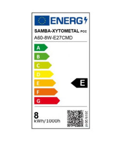 ΛΑΜΠΑ LED CROSS FILAMENT ΔΙΑΦΑΝΗ Α60 8W E27 2700K 220-240V 1050lm 360° UNIVERSE – 1-U012287