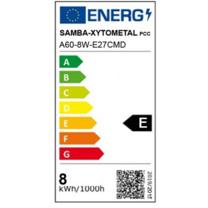 ΛΑΜΠΑ LED CROSS FILAMENT ΔΙΑΦΑΝΗ Α60 8W E27 2700K 220-240V 1050lm 360° UNIVERSE – 1-U012287