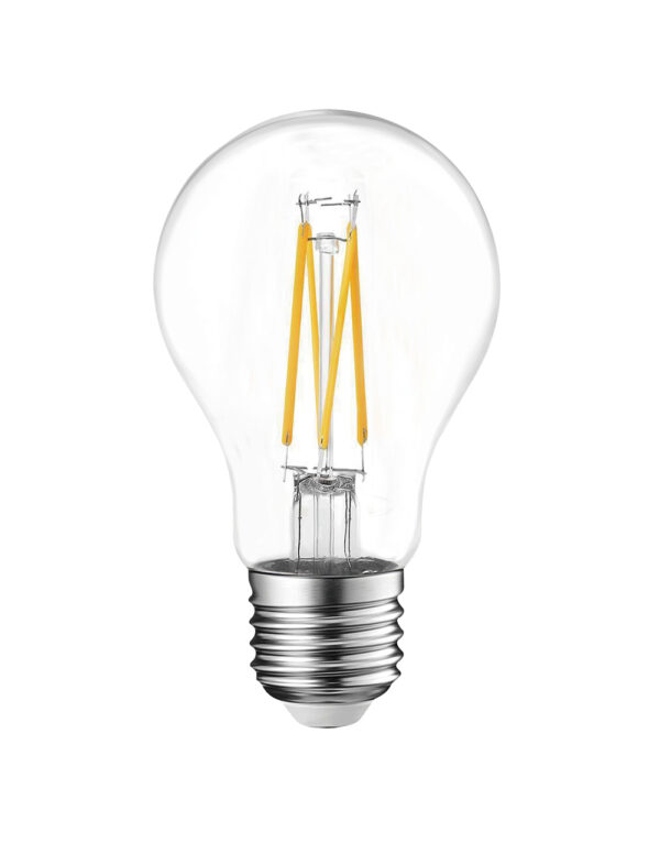 ΛΑΜΠΑ LED CROSS FILAMENT ΔΙΑΦΑΝΗ Α60 8W E27 2700K 220-240V 1050lm 360° UNIVERSE – 1-U012287