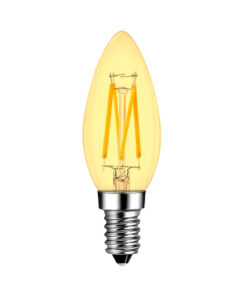 ΛΑΜΠΑ LED CROSS FILAMENT ΜΕΛΙ C35 6W E14 2200K 220-240V 660lm 360° DIMMABLE UNIVRSE – 1-U012300