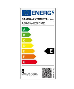 ΛΑΜΠΑ LED CROSS FILAMENT ΑΝΕΣΤΡΑΜΜΕΝΟΥ ΚΑΘΡΕΠΤΟΥ A60 8W Ε27 2700K 220-240V 1050lm 360° DIMMABLE UNIVERSE – 1-U012324