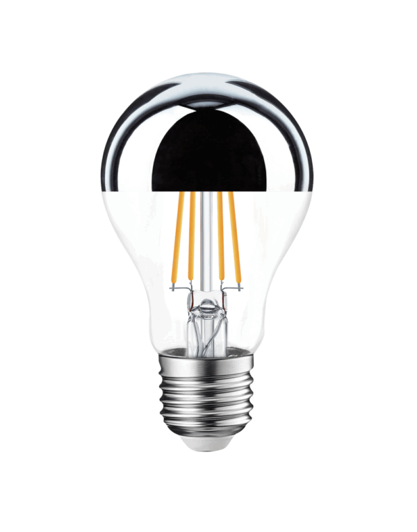 ΛΑΜΠΑ LED CROSS FILAMENT ΑΝΕΣΤΡΑΜΜΕΝΟΥ ΚΑΘΡΕΠΤΟΥ A60 8W Ε27 2700K 220-240V 1050lm 360° DIMMABLE UNIVERSE – 1-U012324