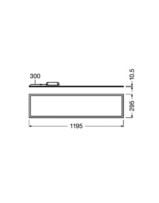 ΦΩΤΙΣΤΙΚΟ PANEL LED 120×30 ΧΩΡΙΣ DRIVER 48W 6000K 4320lm 120° AC100-240V SELVE ΑΛΟΥΜΙΝΙΟΥ ΛΕΥΚΟ PROFESSIONAL UNIVERSE – 1-U012454