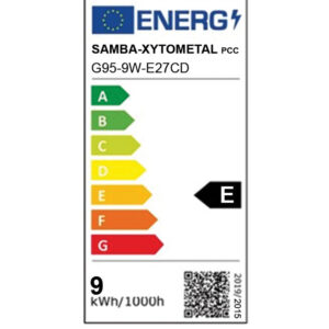 ΛΑΜΠΑ LED CROSS FILAMENT ΔΙΑΦΑΝΗ G95 8W E27 2700K 220-240V 1050lm/E 360° DIMMABLE UNIVERSE – 1-U012744
