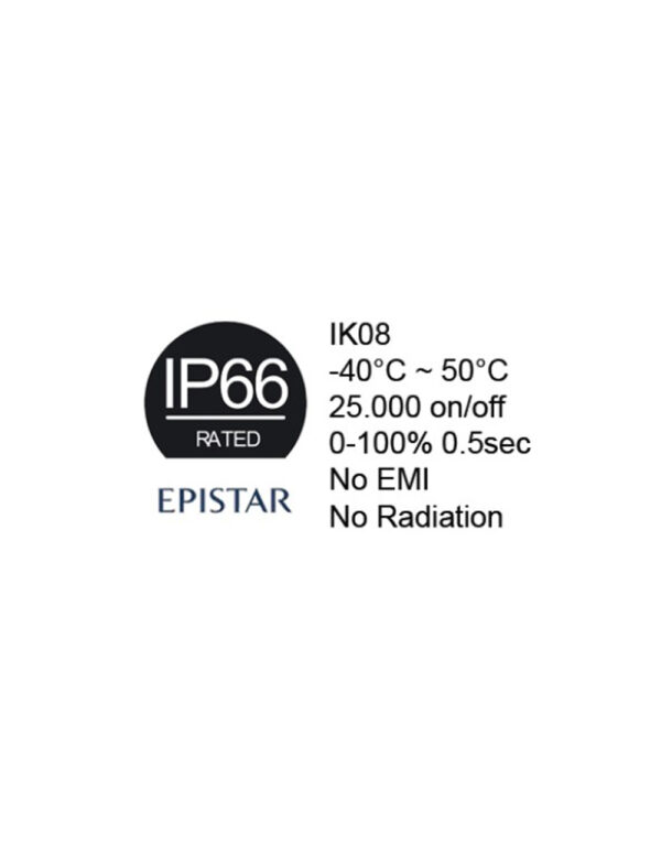 ΦΩΤΙΣΤΙΚΟ ΔΡΟΜΟΥ LED SMD DOB 100W 5000K 220-240V 10000lm 130°x60° IP65 ΓΚΡΙ UNIVERSE – 1-U013703