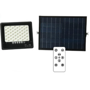ΠΡΟΒΟΛΕΑΣ LED ME ΗΛΙΑΚΟ ΠΑΝΕΛ SMD PROFESSIONAL 50W 5000K 3750lm  IP65 ΓΚΡΙ UNIVERSE – 1-U013727