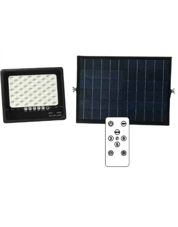 ΠΡΟΒΟΛΕΑΣ LED ME ΗΛΙΑΚΟ ΠΑΝΕΛ SMD PROFESSIONAL 50W 5000K 3750lm  IP65 ΓΚΡΙ UNIVERSE – 1-U013727