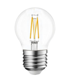 ΛΑΜΠΑ LED CROSS FILAMENT ΔΙΑΦΑΝΗ G45 6W E27 2700K 220-240V 1110lm/Β 360° UNIVERSE – 1-U013857