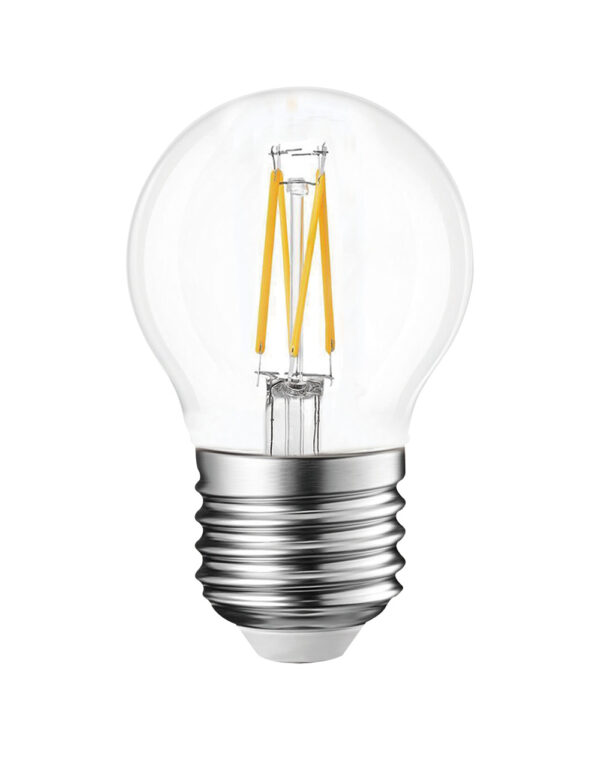 ΛΑΜΠΑ LED CROSS FILAMENT ΔΙΑΦΑΝΗ G45 6W E27 2700K 220-240V 1110lm/Β 360° UNIVERSE – 1-U013857