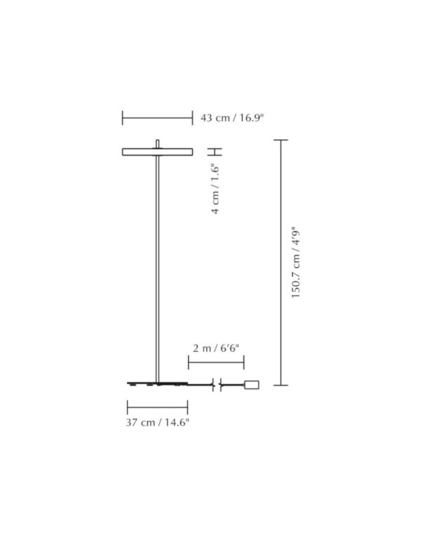 Asteria Floor pearl white O 43 x 150,7 cm – 1-UM2337