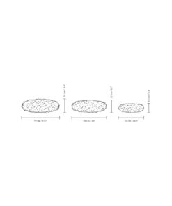 Eos Esther Large light grey 79 x 64 cm / h: 24 cm – 1-UM2465