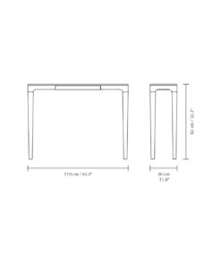 Heart’n’Soul Console Table 1.1m – Oak – 1-UM5653