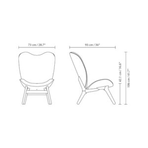A Conversation Piece Tall – Upholstery -White Sands – 1-UM704-02
