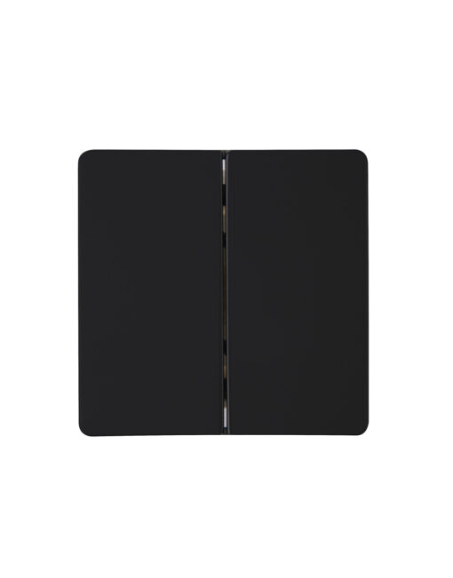 Double rockerpad in the design HK05 and the color matt black for series switches, changeover / changeover switches, double pushb – 1-K334450001