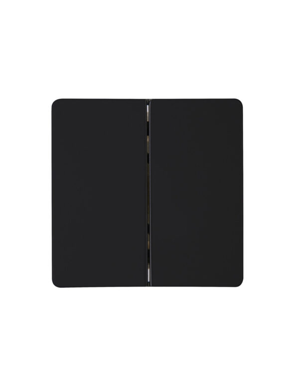 Double rockerpad in the design HK05 and the color matt black for series switches, changeover / changeover switches, double pushb – 1-K334450001
