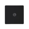 Rockerpad in the design HK05 and the color matt black with lens for Switch, universal switch, cross switch, button, protection c – 1-K334697002
