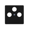 HK05 – antenna cover plate for antenna socket TV/RF/SAT – colour: mattblack – 1-K335050000