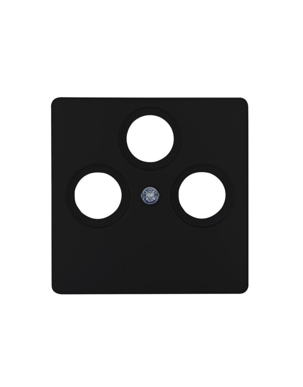 HK05 – antenna cover plate for antenna socket TV/RF/SAT – colour: mattblack – 1-K335050000