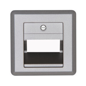 HK02 ΠΛΑΚΙΔΙΟ ΔΙΠΛΟ RJ11/RJ45 STEEL – 1-K349520005